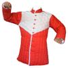 Thick Padded Gambeson Red with White ABS (Red & White, 49) view 2