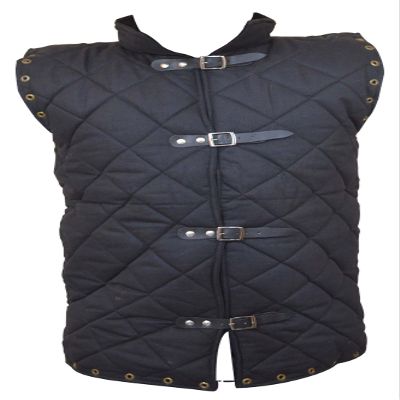 Allbeststuff Medieval Arthur Padded Gambeson ABS (Black, 59)