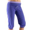 Alex + Abby Women's Foldover Waist Capri Joggers 2X Purple/African Violet view 1