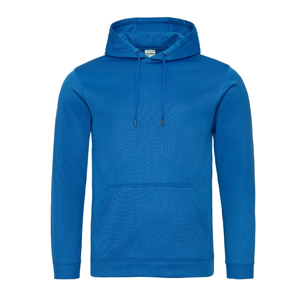 AWDis Adults Unisex Polyester Sports Hoodie (M) (Royal Blue)