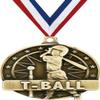 Crown Awards T-Ball Medals - 2" and 1 per Pack- Great for Kids, Baseball, Softball, Little League, Camp, School view 1