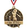 Crown Awards T-Ball Medals - 2" and 1 per Pack- Great for Kids, Baseball, Softball, Little League, Camp, School view 2