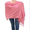 Flyingeagle Trade Solid Color Pashmina Shawl Scarf for Women (Light Pink) view 1