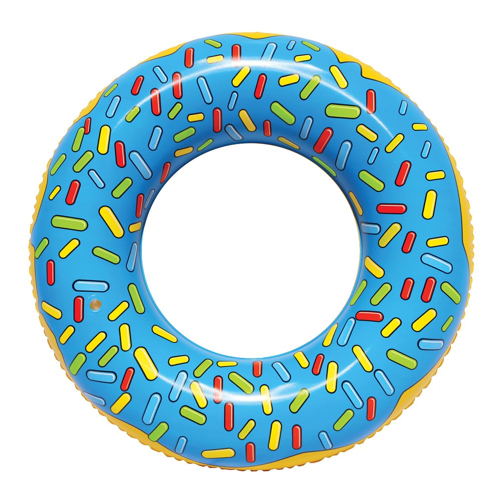 SportsStuff BLUEBERRY DONUT Floatable Tube for Pool, Lakes, River