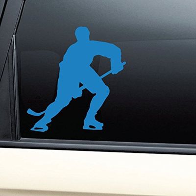 Nashville Decals Hockey Vinyl Decal Laptop Car Truck Bumper Window Sticker - Blue