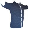 Allbeststuff Thick Gambeson Medieval Padded Collar Short Sleeve Armor 5 Buckle ABS (Black, 39) view 3
