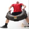 Bulgarian Bag *Suples Original - Genuine Leather Size XL (50 lbs) (Fitness, Wrestling, Judo, Grappling, Functional Training, MMA, Sandbag) view 4