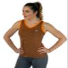 Alex + Abby Women's Triumph Tank-Top Large Rhythm Orange Steel Grey view 2