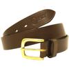 Bisley Plain Leather Belt Medium Brown view 1