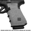 GripOn Textured Rubber Full Grip Wrap for Gen 4 Glock 19 23 25 32 38 (Gray, Large Backstrap) view 2