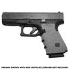GripOn Textured Rubber Full Grip Wrap for Gen 4 Glock 19 23 25 32 38 (Gray, Large Backstrap) view 3