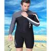 DIVE & SAIL Men 1.5mm One Piece Wetsuits UV Protection Swimming Scuba Diving Suit S - Grey view 4