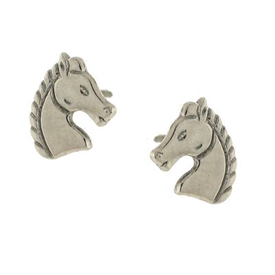 1928 Jewelry Horse Stud Earrings, Equestrian Jewellery For Women