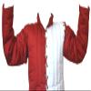 Medieval Thick Padded design Gambeson Red With White ABS (Red With White, 49) view 1
