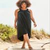 Swimsuits For All Women's Margarita High Low Cover Up Dress - 6/8, Black (Plus view 4
