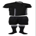 New! 2018 Pro Soccer Referee Package (3 Piece) (Black, Adult Medium)