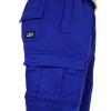 DREAM USA Men's Fleece Cargo Sweatpants Heavyweight (3XL, Royal Blue) view 3