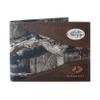 NCAA Georgia Tech Zep-Pro Mossy Oak Nylon and Leather Passcase Concho Wallet, Camouflage, One Size view 1