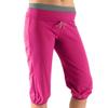 Alex + Abby Women's Foldover Waist Capri Joggers X-Large Zuma Pink/Steel Grey view 1