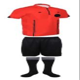 New! 2018 Pro Soccer Referee Package (3 Piece) (Red, Youth Large)