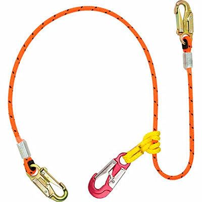 SherrillTree Wirecore 2 in 1 Lanyard 1/2" x 10' Hip Prusik w/Snaps