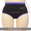 Swimsuits For All Women's High Waist Swim Brief - 6, Black (Plus view 4