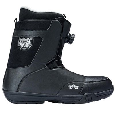 Rome Snowboards Men's Sentry Boa Snowboard Boots, Black, Size 8.5