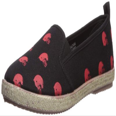 FOCO Cleveland Browns Espadrille Canvas Shoe - Womens Medium