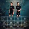 LayaTone Mens Shorty Wetsuit 3mm Neoprene Diving Suit with Back Zipper, Plus Size Shorty Wetsuits for Swimming Diving Snorkeling Kayaking view 2