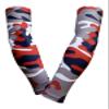 Sports Farm PAIR Compression Elbow Arm Sleeves (ADULT SMALL, NAVY RED GRAY WOODLAND CAMO) view 1