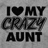 Brisco Brands Love My Crazy Aunt Funny Cool Auntie Baby Romper Boys or Girls view 2