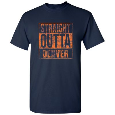 UGP Campus Apparel Straight Outta Denver T-Shirt 3X-Large - Navy