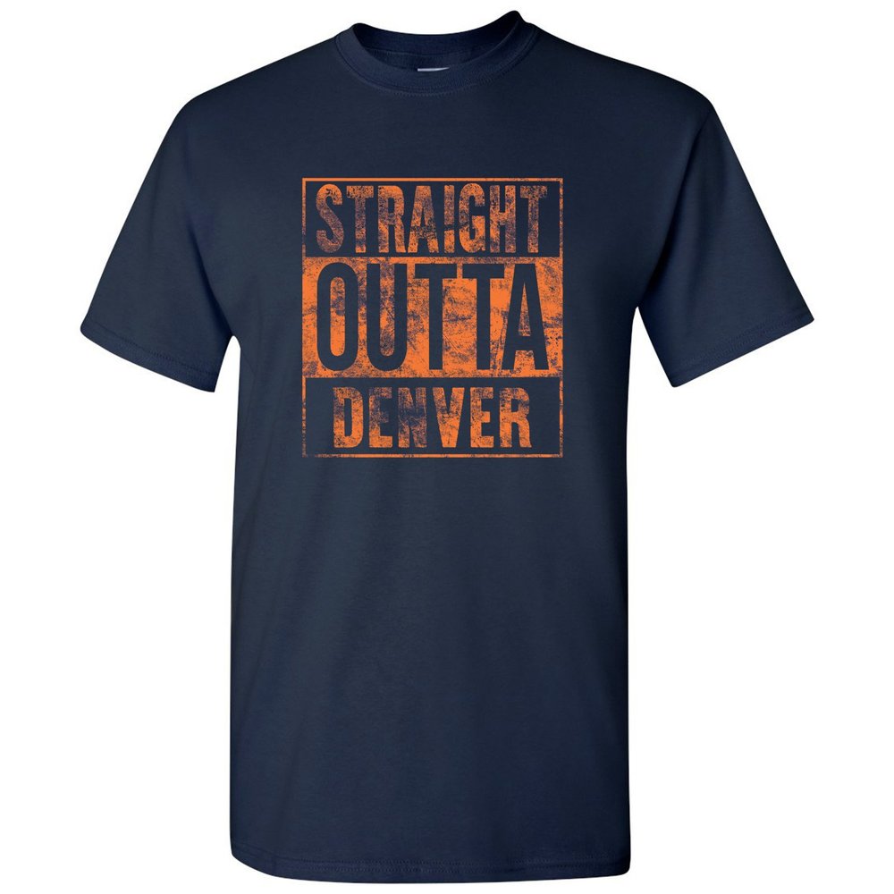 UGP Campus Apparel Straight Outta Denver T-Shirt 3X-Large - Navy
