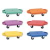 Champion Sports Scooter Set, w/Swivel Casters, 12"x12", 6/ST, AST view 1