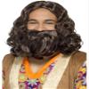 Smiffys Hippie/Jesus Wig & Beard Set view 1