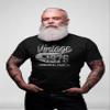 50th Birthday Gift Shirt for Men - Vintage 1976 Original Parts - Black-4X view 2