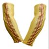 Sports Farm PAIR Compression Elbow Arm Sleeves (ADULT SMALL, SOFTBALL STITCH) view 1