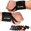 Rip Toned Wrist Wraps for Weightlifting  USPA & USAPL Approved 18" Wrist Straps for Powerlifting  Adjustable, Durable Gym Wraps with Thumb Loop  Quality Support for Men & Women  Black Flex view 1