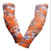 Sports Farm PAIR Compression Elbow Arm Sleeves (YOUTH LARGE, ORANGE GRAY DIGI CAMO) view 1