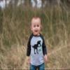 7 ate 9 Apparel Kids Dinosaur St. Patricks Day 2T Grey Raglan view 2