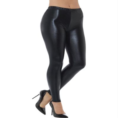 80s Metallic Disco Leggings (S)
