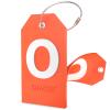 Shacke Initial Luggage Tag with Full Privacy Cover and Stainless Steel Loop  (Letter O) view 1