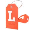 Shacke Initial Luggage Tag with Full Privacy Cover and Stainless Steel Loop  (Letter L) view 1