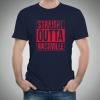 UGP Campus Apparel Straight Outta Nashville T Shirt - 2X-Large - Navy w/Red Print view 4