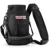 Wild Wolf Outfitters Water Bottle Holder for 32 ounce Bottles Black - Carry, Protect and Insulate Your Best Flask with This Carrier w/ 2 Pockets & an Adjustable Padded Shoulder Strap view 1