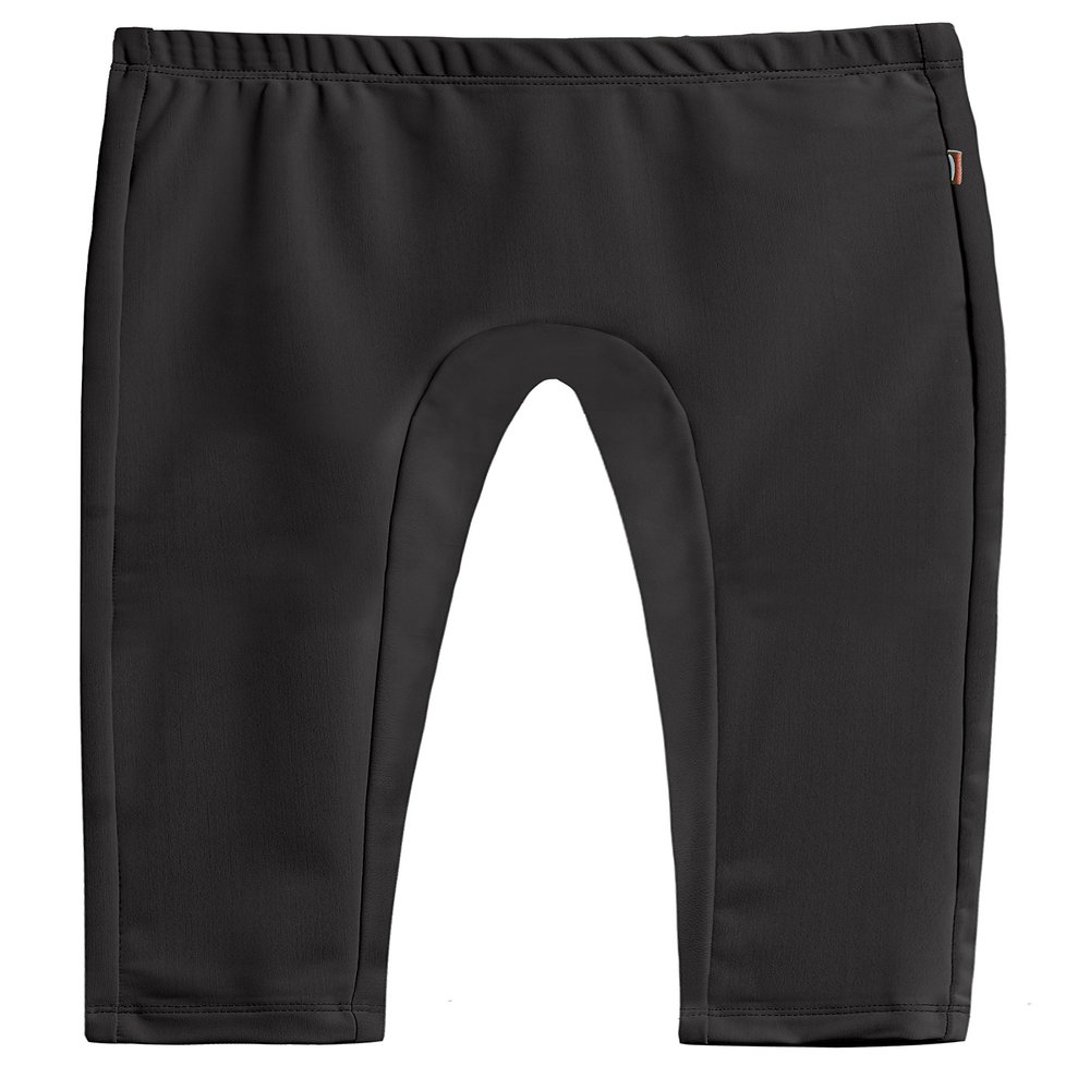 Made in USA Girls Swimming Suit Bottom Leggings Long Jammer Shorts for Pool or Beach with SPF50+ Sun Protection, Black, 14