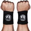 Bells of Steel Kettlebells Wrist Guard BellGuard Wrist Sweatband with Plastic Inserts for Shock Absorption | Gym Wrist Wraps, Wrist Brace for Working Out | One-Size-Fits-All, Pair of Wrist Guards view 1