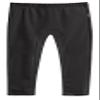 Made in USA Girls Swimming Suit Bottom Leggings Long Jammer Shorts for Pool or Beach with SPF50+ Sun Protection, Black, 12 view 1