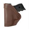 Barsony New Brown Leather Tuckable IWB Holster for KAHR CW9 CW40 Left view 4