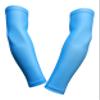 Sports Farm PAIR Compression Elbow Arm Sleeves (ADULT MEDIUM, LIGHT BLUE) view 1
